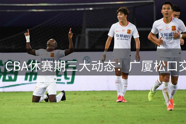 CBA休赛期三大动态：广厦松口交易核心 辽宁签约旧将 北京续约主力